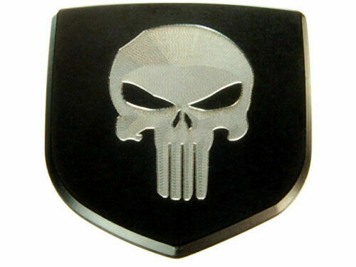 Black Punisher Billet Rear Badge 06-10 Charger, 05-08 Magnum